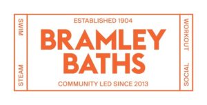 Logo of Bramley Baths.