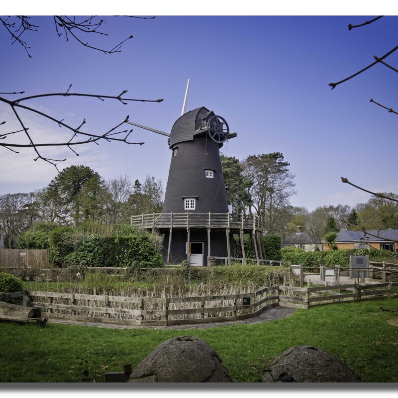 A photograph of Burlesdon Windmill