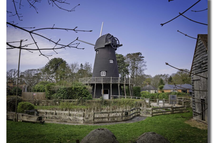 A photograph of Burlesdon Windmill