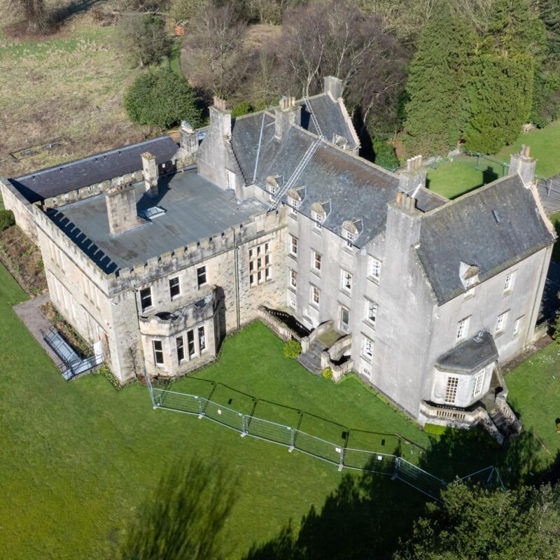 Aerial view of Bannockburn House