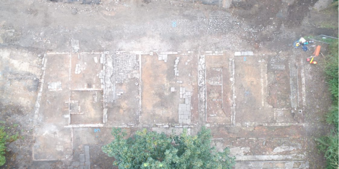 Photo of post-medieval farm complex