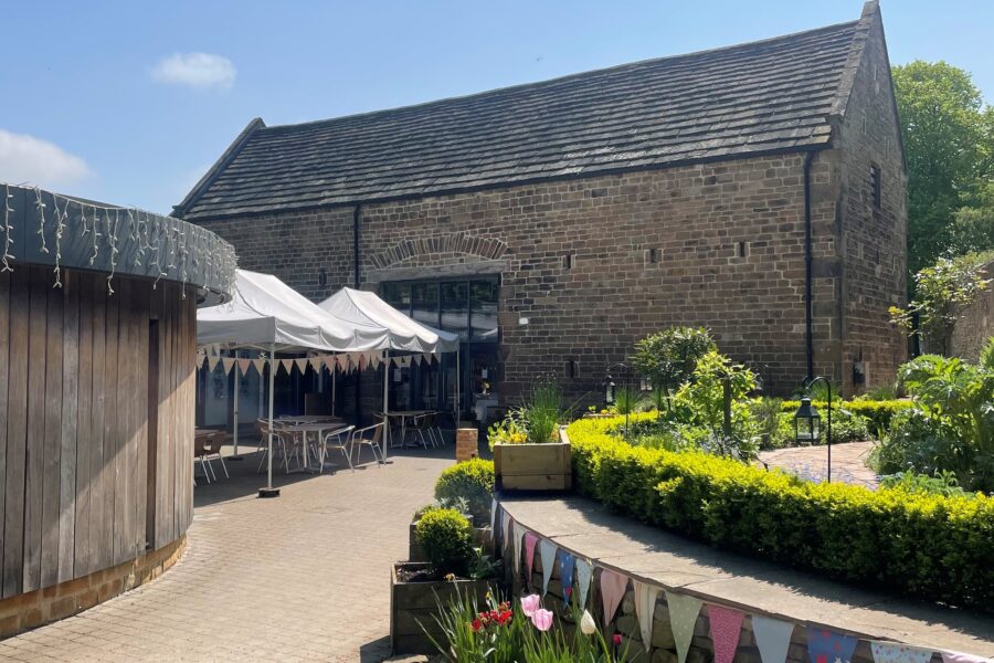 Exterior photograph of Dronfield barn.