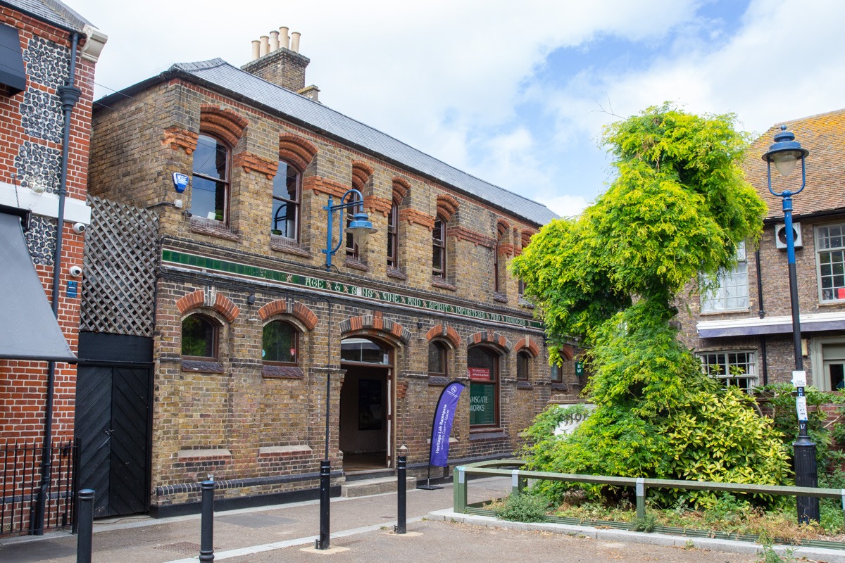 An image of the exterior of the Old Wine Warehouse in Ramsgate, which has been recently redeveloped.